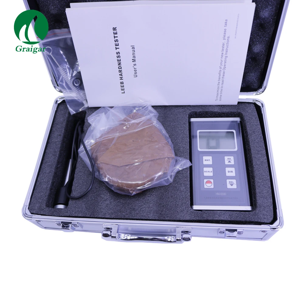 

HM-6580 Digital Hardness Tester Portable Metal Measuring Instrument Digital Leeb Hardness HM6580