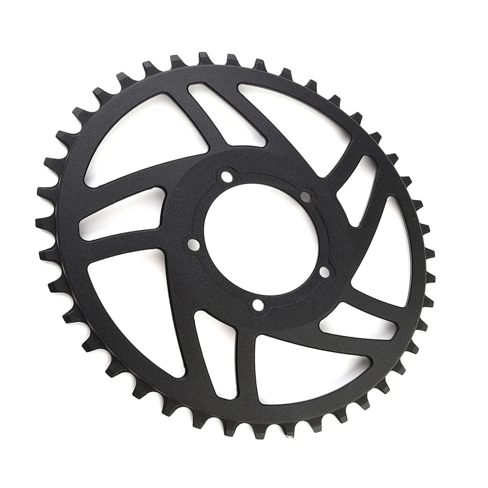 

Brand New ChainRing Crankset Parts 175*175*14mm Aluminum Alloy Black Disc For Electric Bicycle Offset FOR -BAFANG BBS01 BBS02