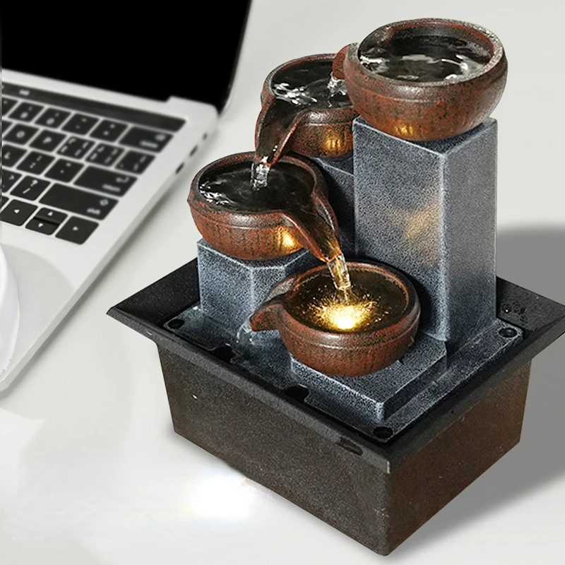 

Desktop Running Furniture Office Office Feng Shui Furniture Desk Fountain