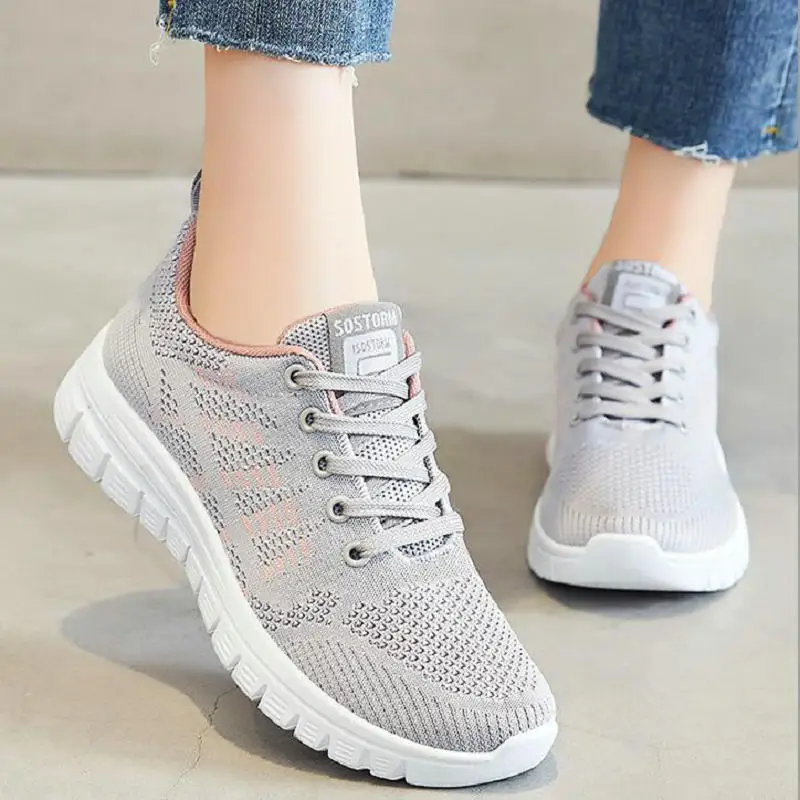 Women's sports shoes 2023 spring new women shoe fashion running soft sole comfortable shoes women Style Zapatos De Mujeres