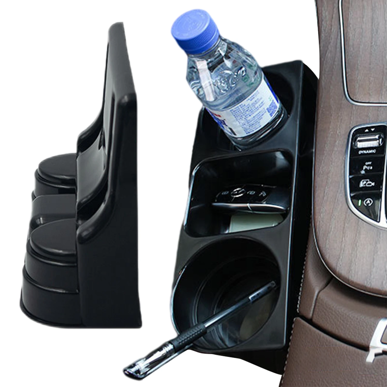 

Portable Auto Water Cup Holder Car Organizer Front Seats Multi-function Cell Phone Mount Stand Car Interior Accessories