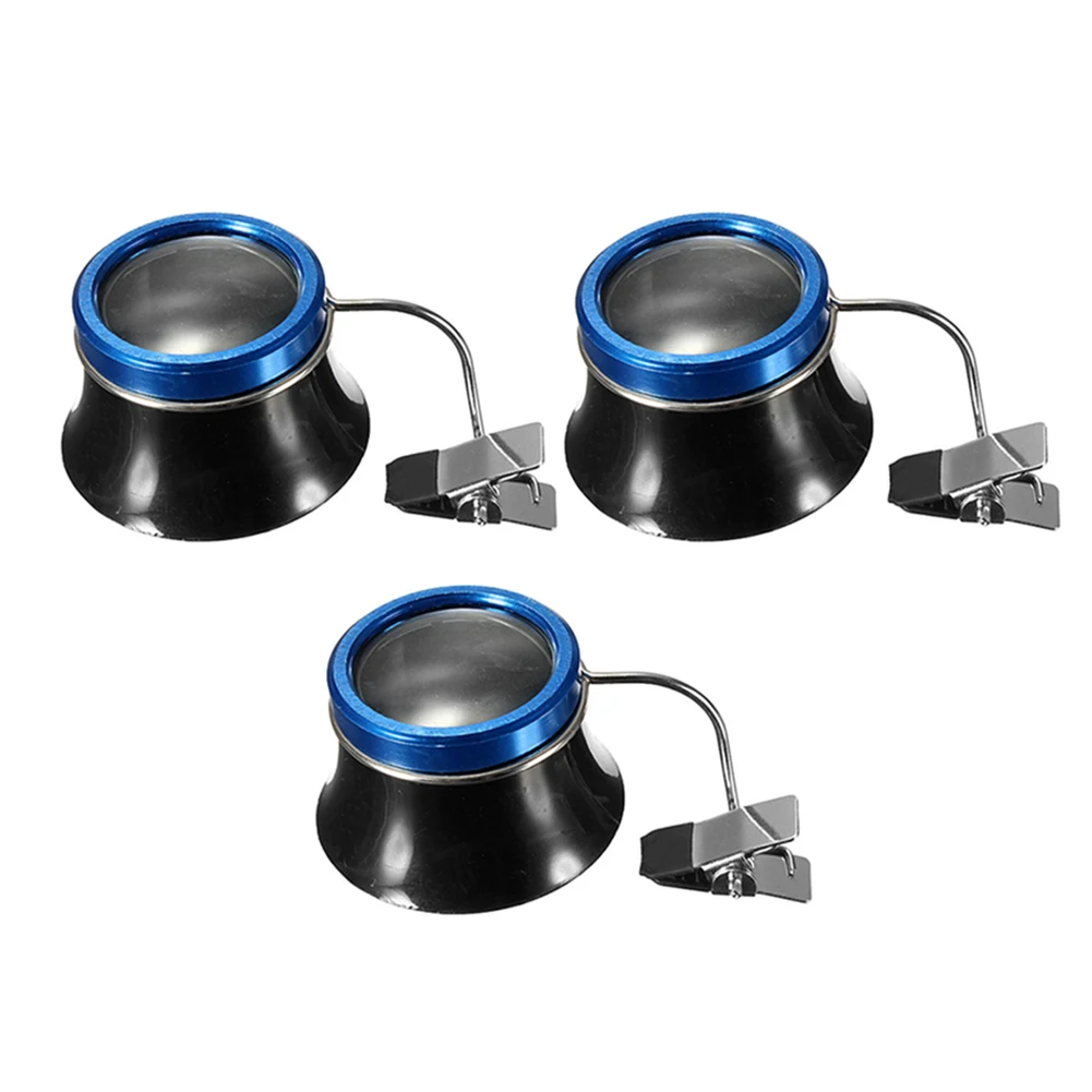

Clip-On Eyeglass Magnifier Loupes 5X 10X 20X Magnifying Lens Jewelers Watchmakers Repairing Tools Optical Magnifier Glasses