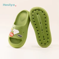 hesliya home shoes parent child slippers cute home slidess home outdoor wear sandals quiet non slip slippers for parents kids