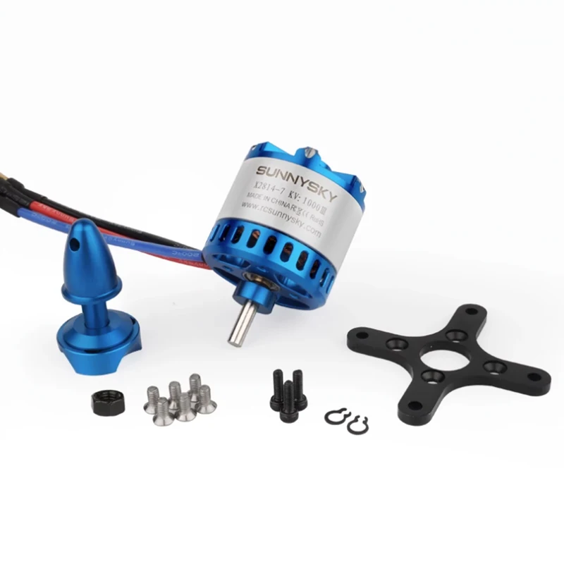 

SunnySkyⅢ X2814 motor 900/1000/1250/1400KV for fixed wing gliding long axis