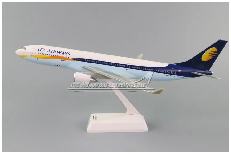 

30 см 1:200 АБС-пластик Пластик воздуха индийские JET Airways Аэробус A330-200 VT-JWF самолета авиакомпании в собранном виде модель аэроплана модель самол...