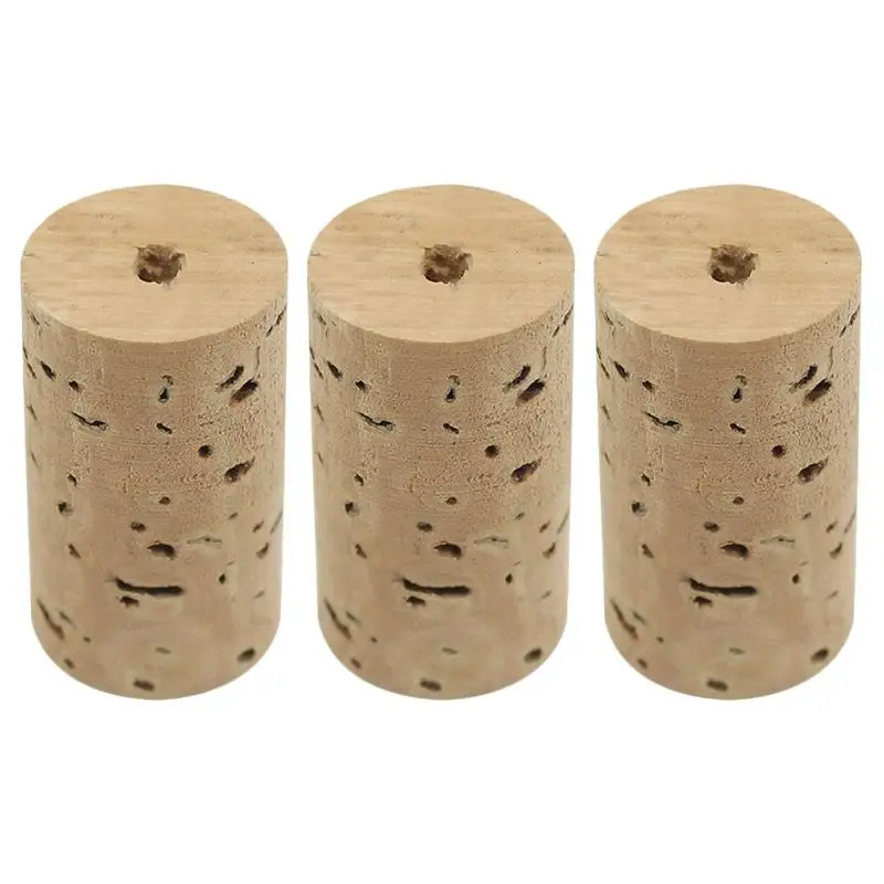 

3Pcs Multipurpose Convenient Portable Flute Cork Plugs Flute Head Corks Flute Repair Parts