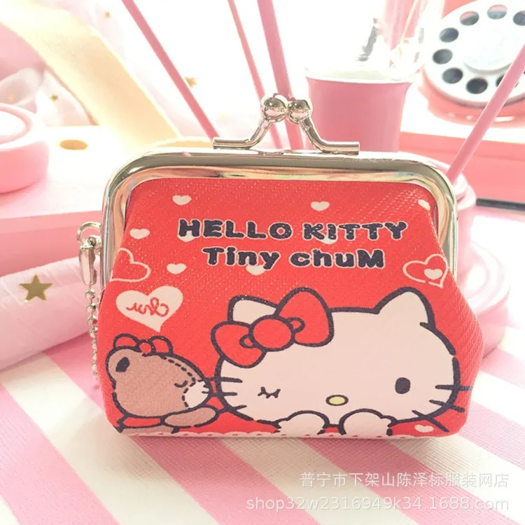 Sanrio кошелек для монет hello kitty симпатичный мелодический Кошелек клатч с собакой