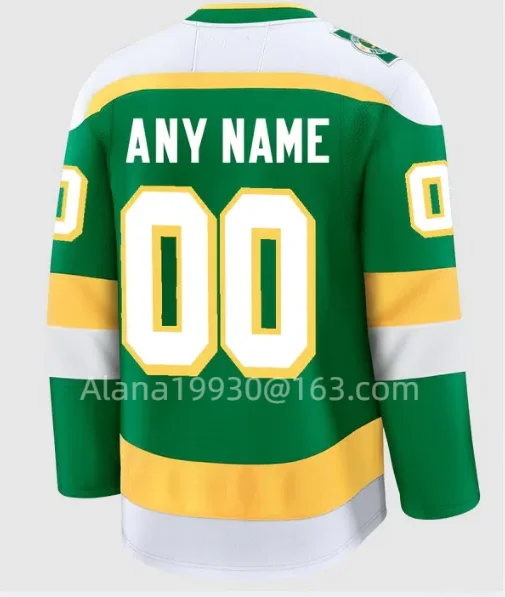 Custom New Style Jersey Kirill Kaprizov Matthew Boldy Brock Faber Marc 2025 Andre Fleury Jerseys