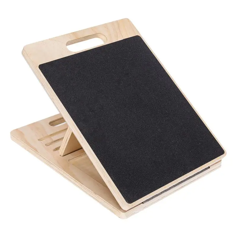 Портативная растягивающаяся доска для мышц ног деревянное растягивающее