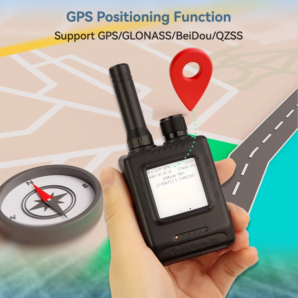 Фото Металастичный трансивер Elecrow ThinkNode-M1 LoRa nRF52840 Экран EPD 1,54 дюйма Функция GPS в реальном времени Корпус опционально-868 МГц №4