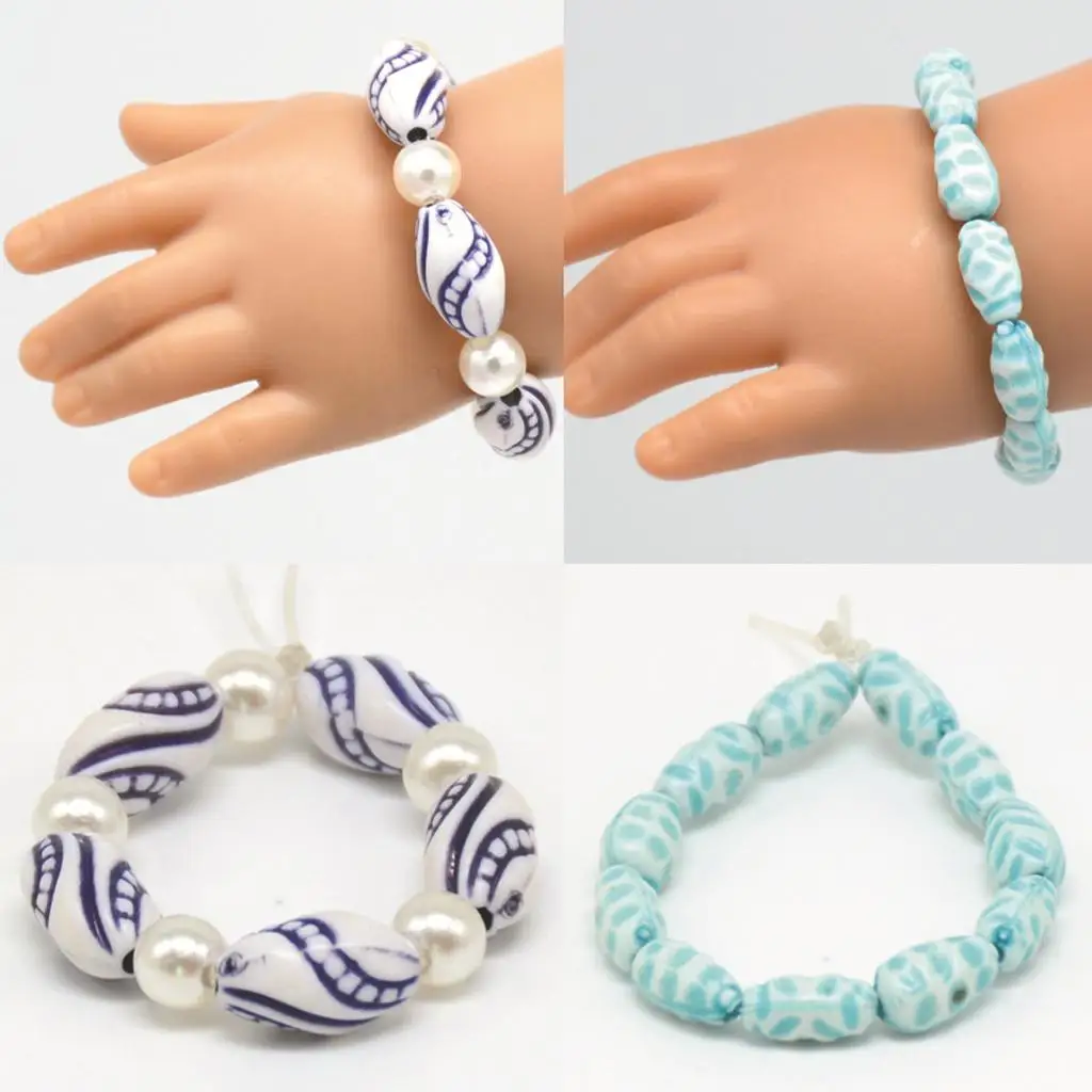 

Multiple Flower Beaded Bracelet Jewelry for 18''