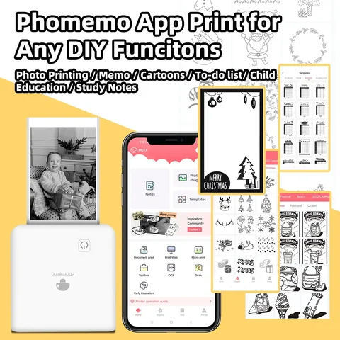 Карманный принтер Phomemo M02 Pro