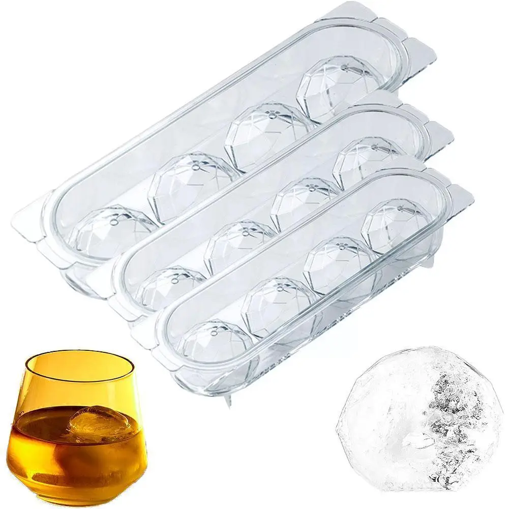 

Форма для льда A0V4, пищевая Бытовая круглая крышка для приготовления шариков, с 4 силиконовыми решетками, для хоккея