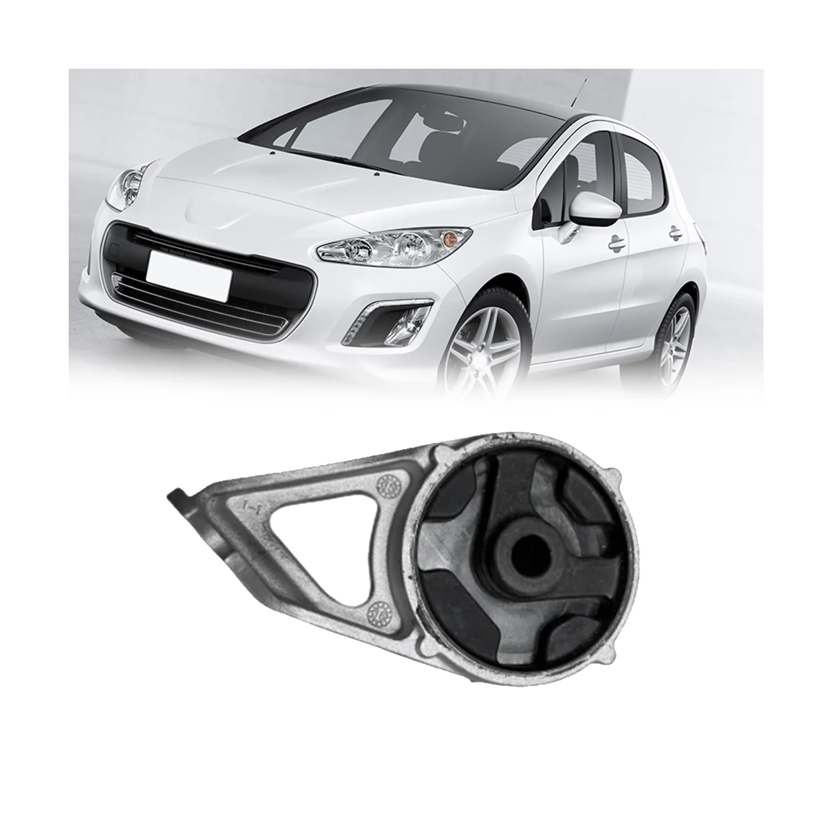

A9674325480 Car Exhaust Pipe Rear Bracket for Peugeot 308 308S 408 508 Citroen C4 C5 2013-2021 Muffler Fixing Bracket