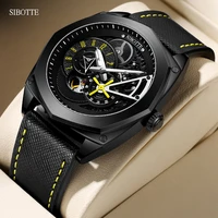 guanqin sibotte automatic watch mens new japanese movement waterproof commander luxury brand mens watch stainless steel 2022