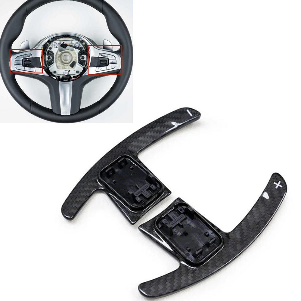 Удлинитель переключения передач на руль из углеродного волокна для BMW X4 X5 X6 X7 F90 F97