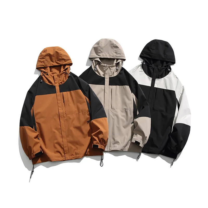 

Unisex clothing 2023 Men's loose casual jacket Harajuku style outdoor casual couple's workwear hooded jacket warm jacket.