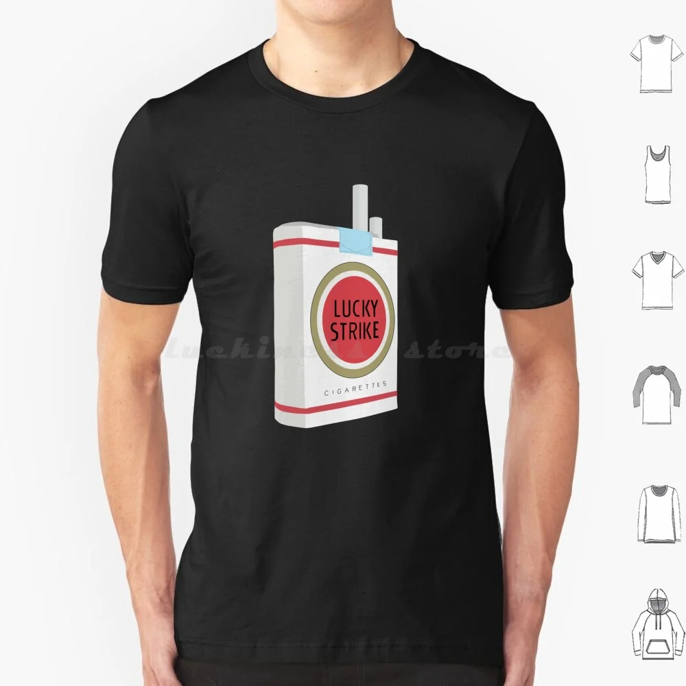 Футболка Luckies 6xl крутая хлопковая с сигаретами винтажные удачные удары