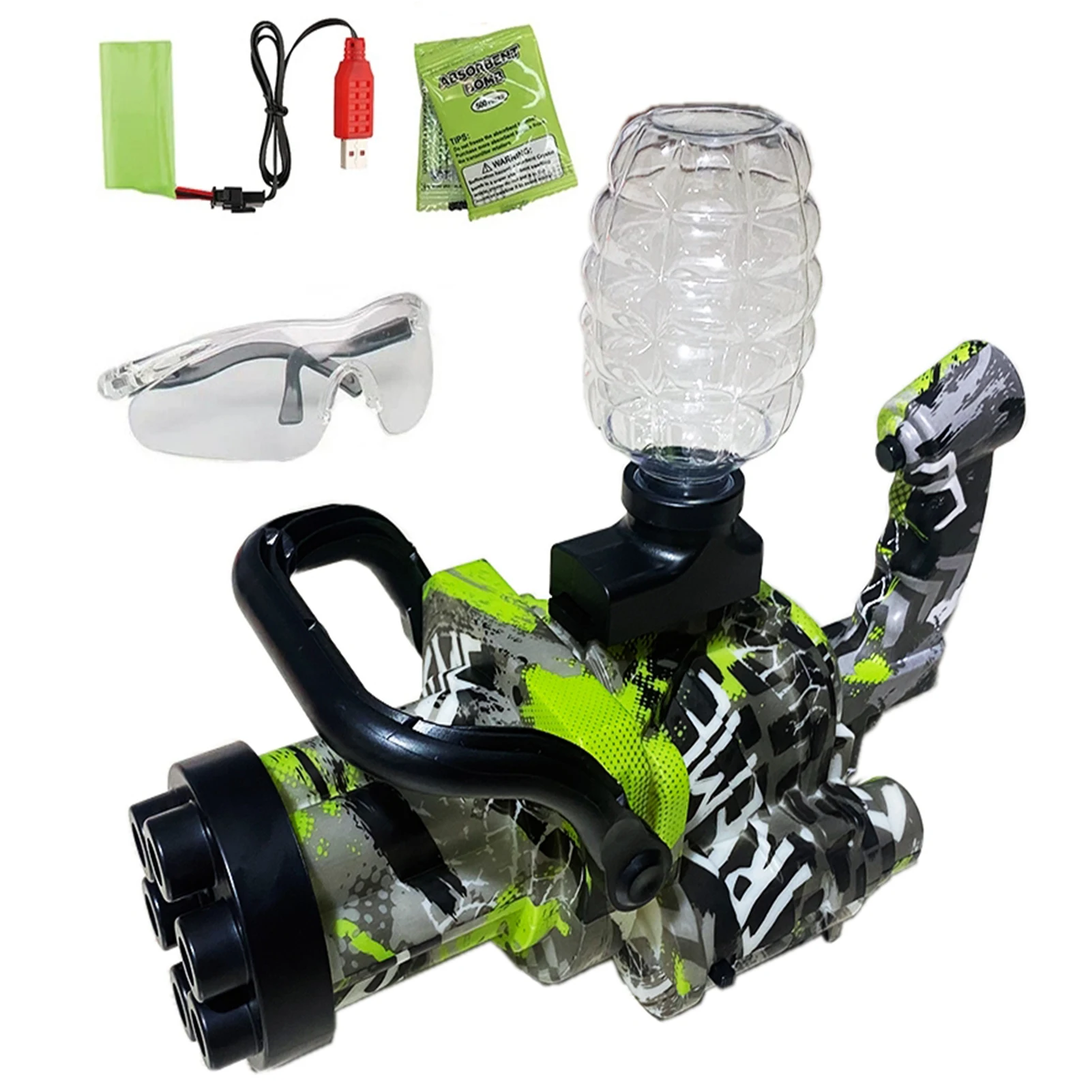 

Automatic Gel Ball Electric Blaster Automatic Water Electric Shooting Toy with 1000 Water Gel Balls Outdoor Pool Games For Boys