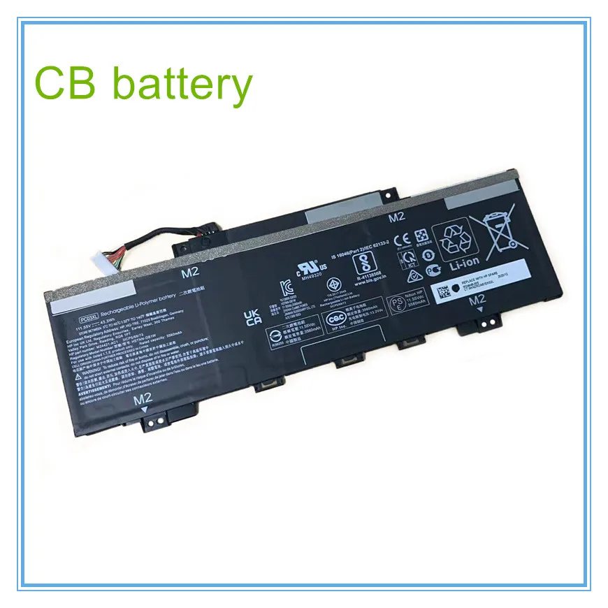Оригинальный аккумулятор для ноутбука PC03XL 11 55 В 43 3 Втч x360 15-er0125od 4-dw0021na PC03043XL HSTNN-OB1W