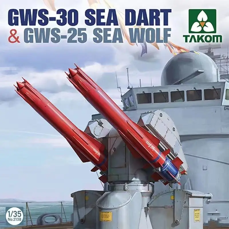 

TAKOM TAK2138 1/35 GWS-30 SEA DART & GWS-25 SEA WOLF Plastic Model Kit
