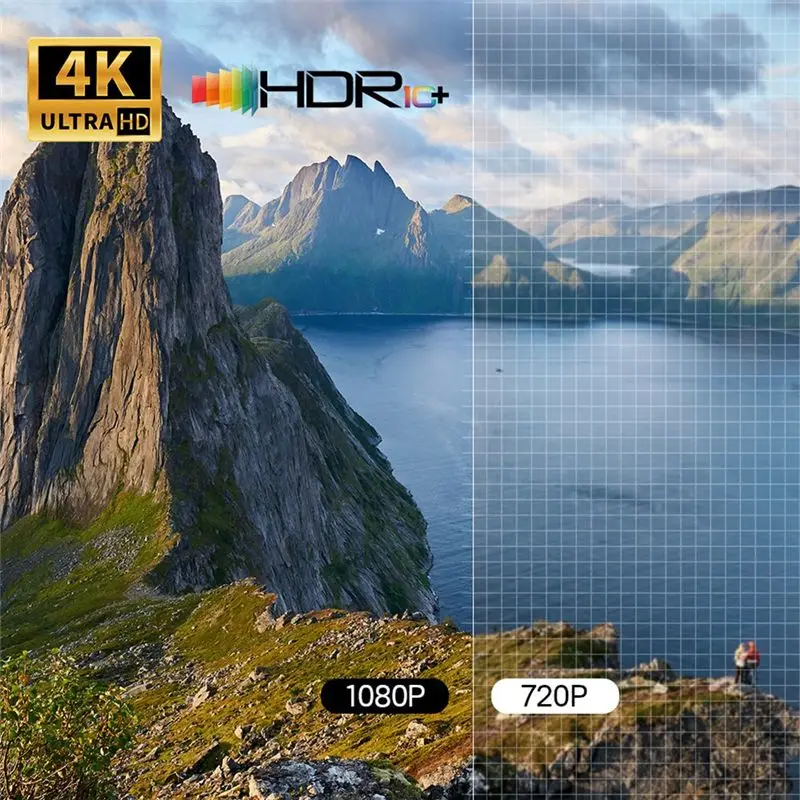 Фото Проектор ABZZ-Smart 4K 1080P 300ANSI Android13 Медиацентр Amlogic 950S Quad Cortex-A53 Wifi6 BT5.0 HDR10+ №3