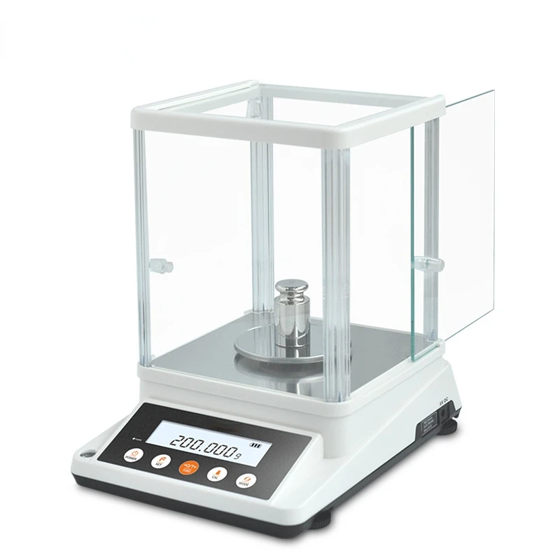 

JA203P 0.001g 210g Rechargeable Battery Jewelry Scales with Calibration Weight Set Smart Diamond Balance