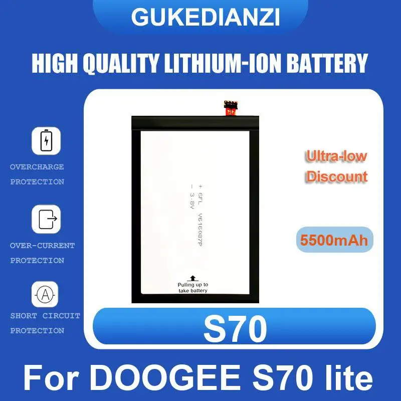 Фото Аккумулятор для DOOGEE S70 lite V20 S96 Pro S97 S98 S88 Plus S100 S86 X50 BL5000 X55 S51 S61 Y7 N10 S59 N20 X60 X60L S110 Mix №3