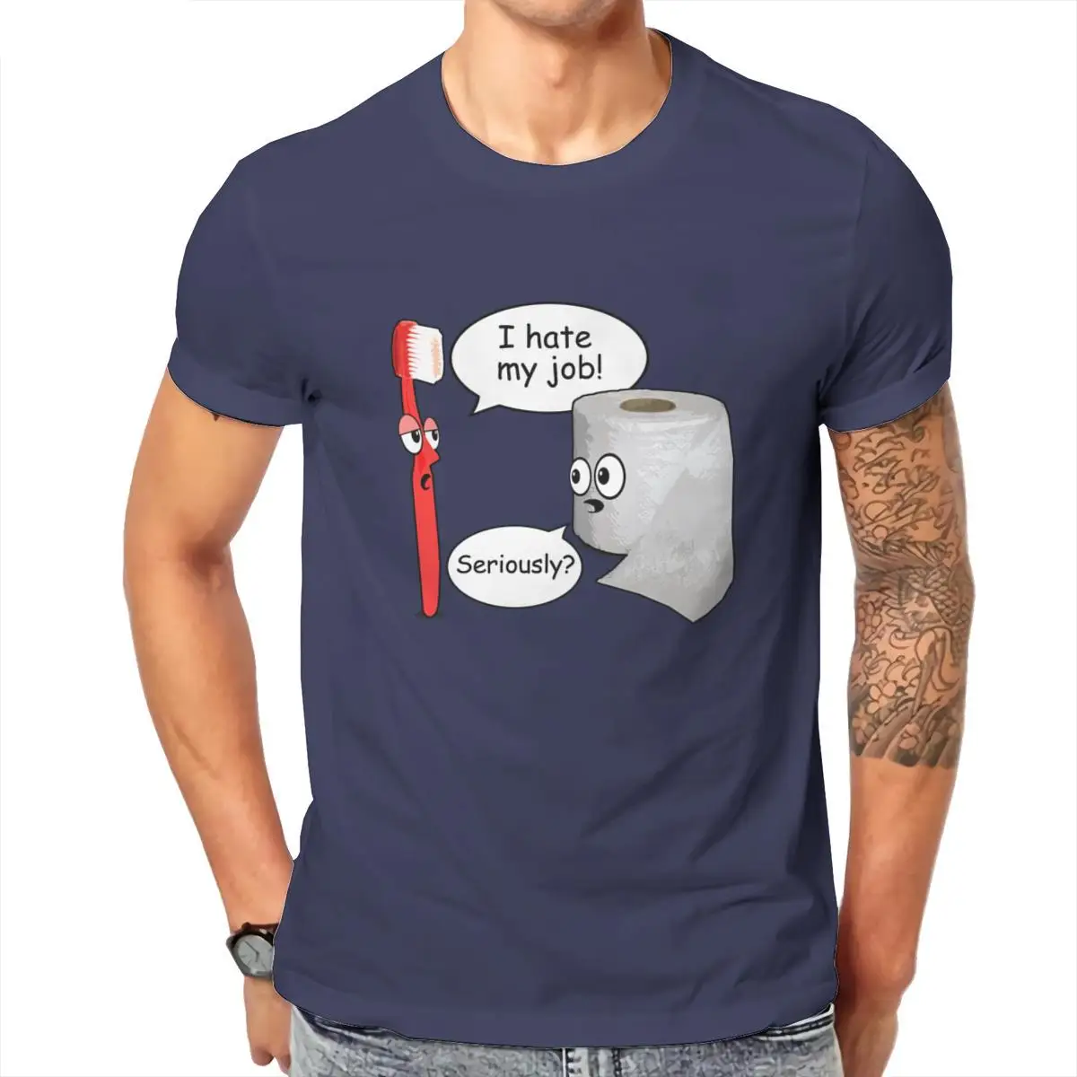 

Wholesale Funny saying i hate job Mens Sport T-Shirt Pink Oversized Tops New 102058