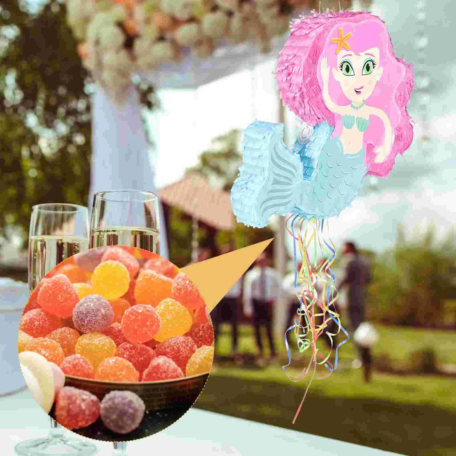 

Pinata разбивающая Русалка Pinata детская игрушка заполненная сахаром
