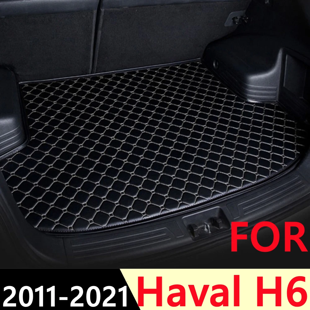 

Коврик для багажника автомобиля для Haval H6 2011 2012 2013-2021, плоский боковой водонепроницаемый задний Чехол для груза, коврик, автомобильные аксес...