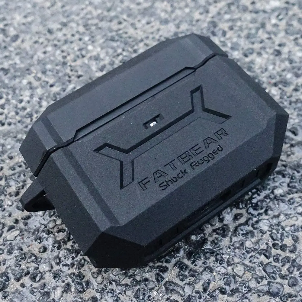 

FatBear Tactical Military Grade Rugged Shockproof Armor Case Cover for Apple AirPods 1 2 3 Pro Wireless