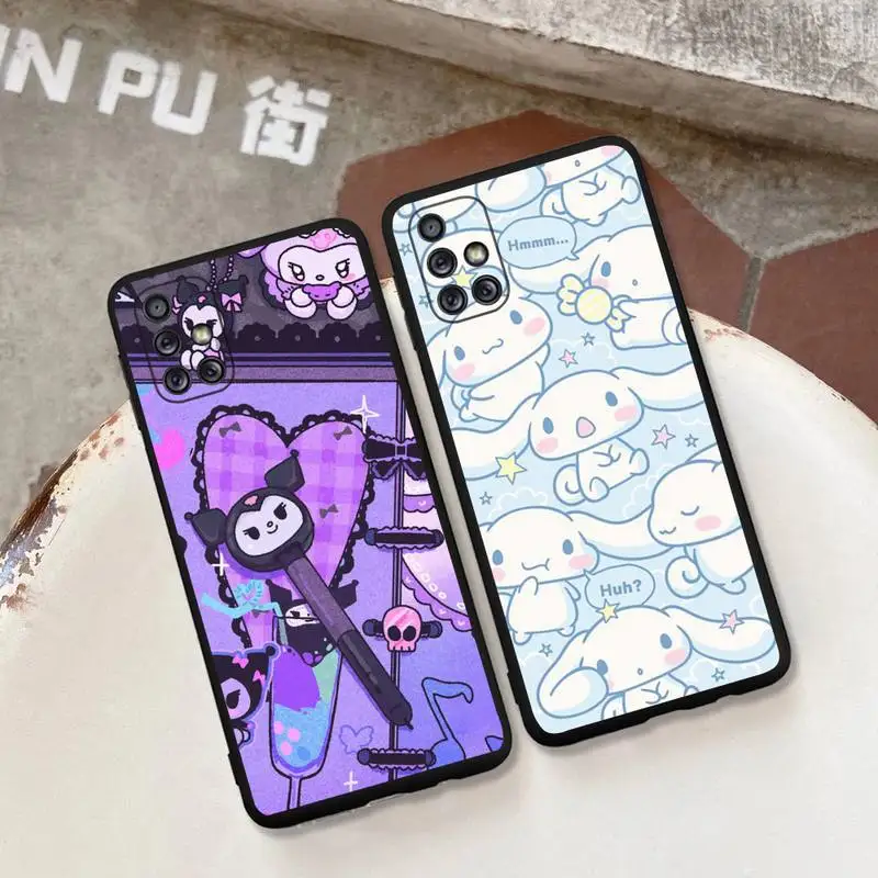 Милый чехол для телефона Kuromi Sanrio Samsung Galaxy Note 20 Ultra 7 8 9 10 Plus lite M31S M30S M51 M21 мягкий