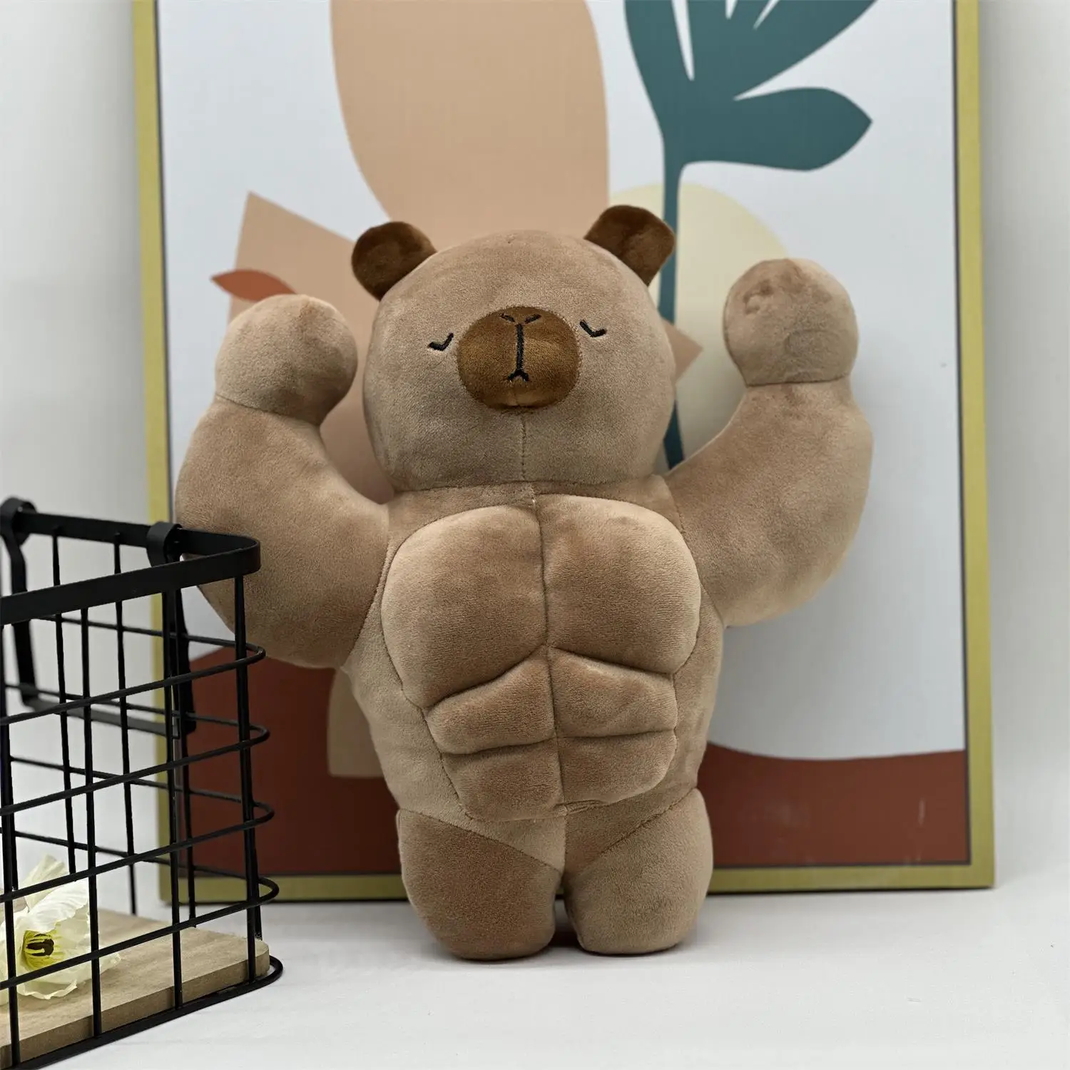 

Бурый медведь мультфильм аниме животные коричневый медведь высококачественные плюшевые игрушки на Рождество в качестве праздничных подарков для детей