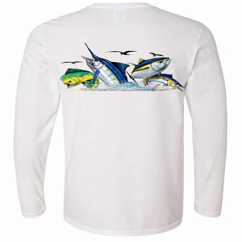 

Wholesale Cheap Custom Design Long Sleeve Round Collar Shirt Fast Drying Breathable Comfort Outdoor Fishing Clothes