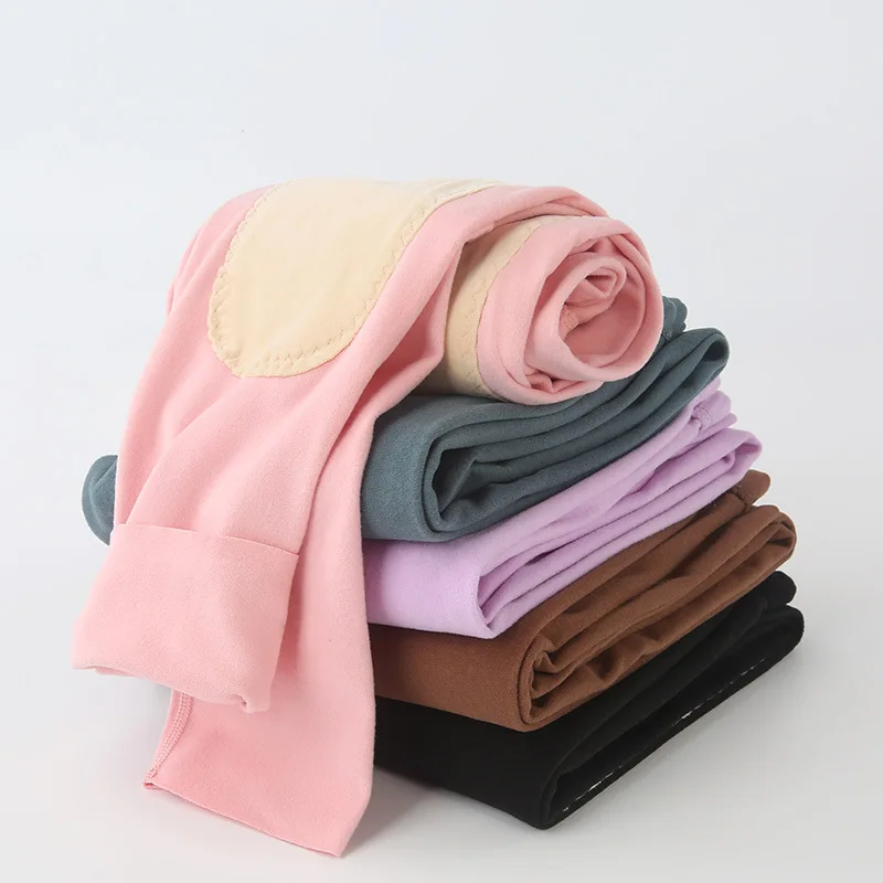 Men Women Fleece Underpants Winter Warm Thermal Underwear Slim Fit Long Johns Male Legging Tight Bottoming Trousers