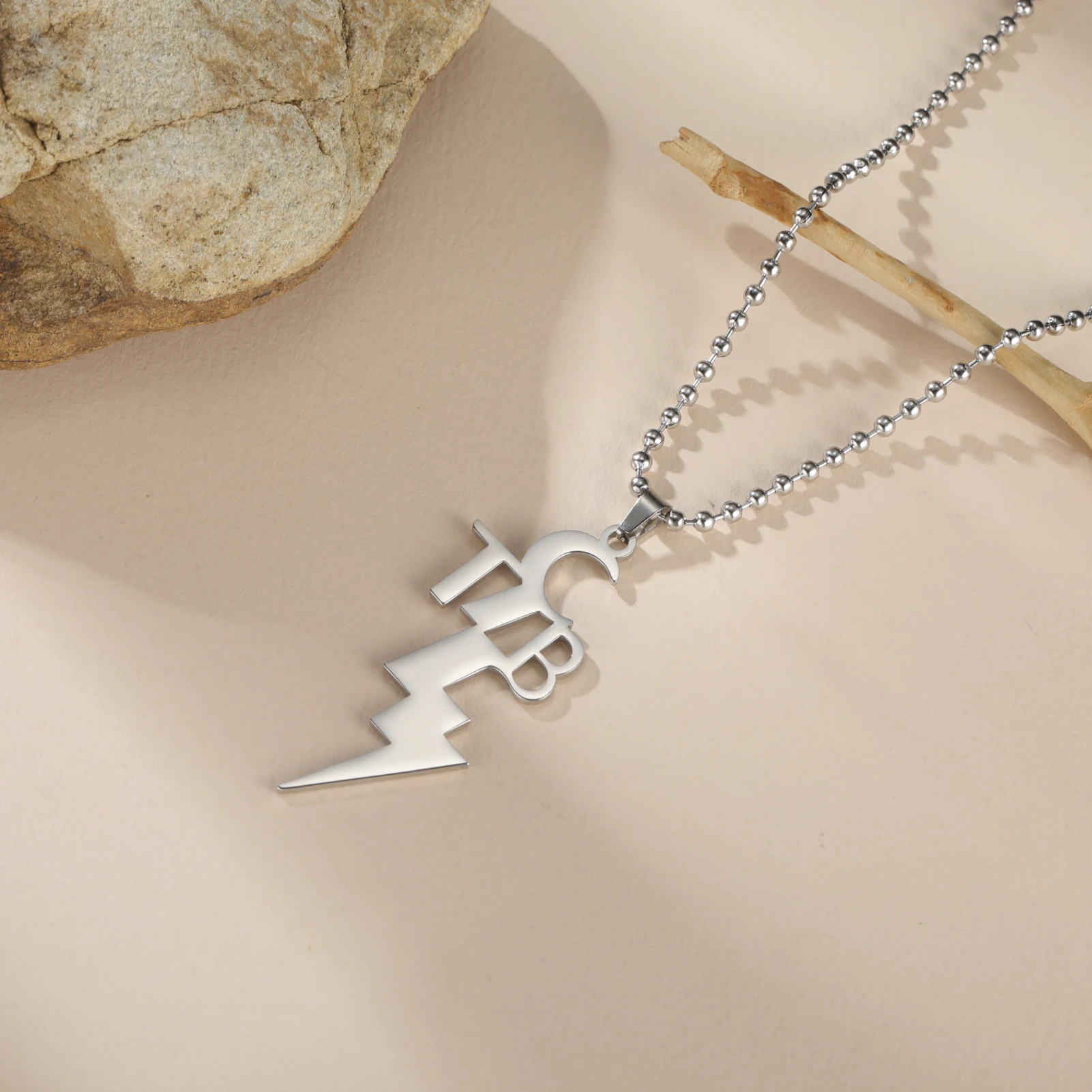 Jeshayuan ожерелье с горячей молнией TCB крутое для ухода за бизнесом шариковые