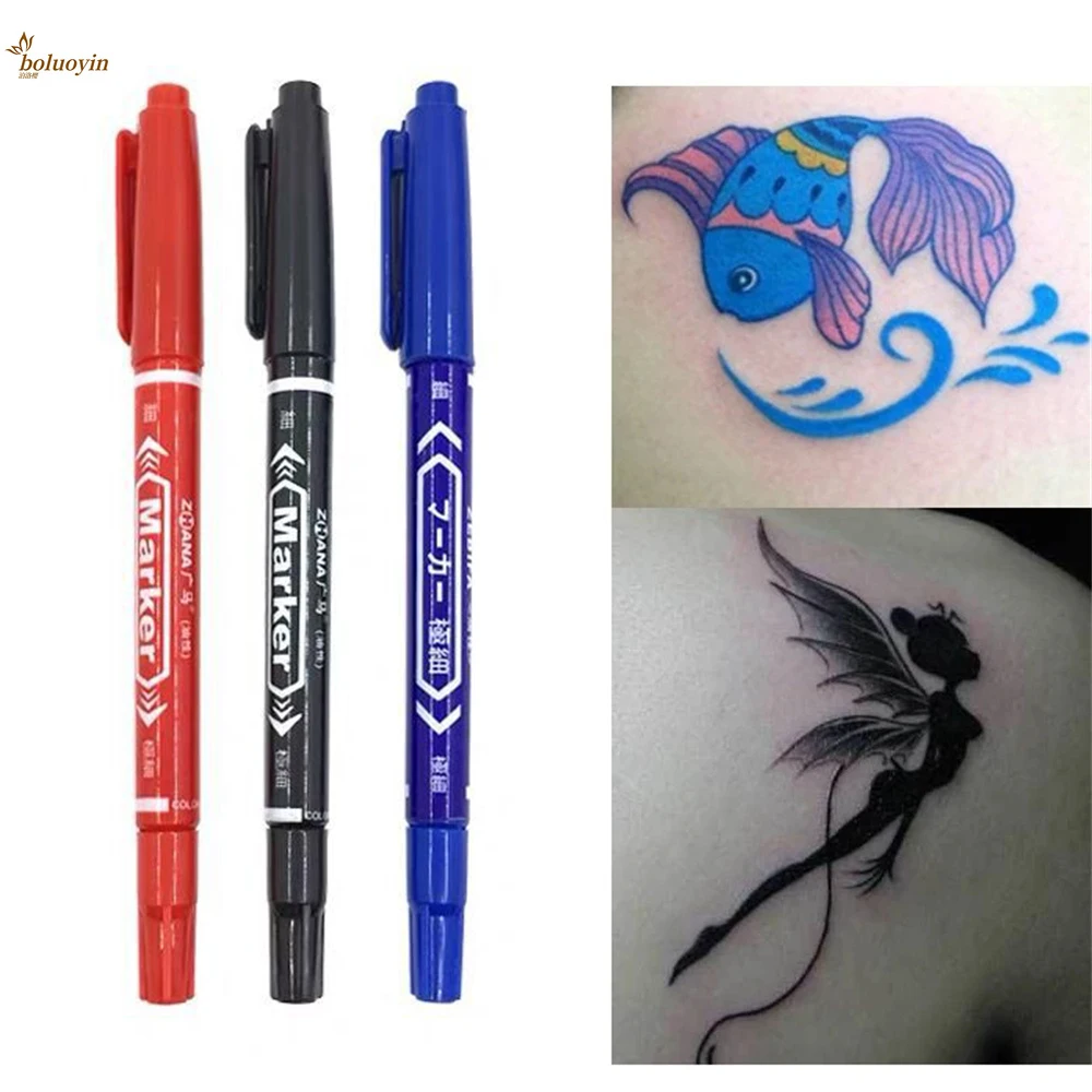 

Маркеры для перманентной татуировки, 0,5 мм, водостойкие