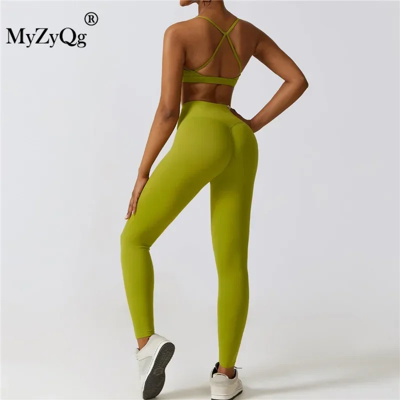 MyZyQg женский костюм из двух предметов для йоги спортивная одежда фитнеса