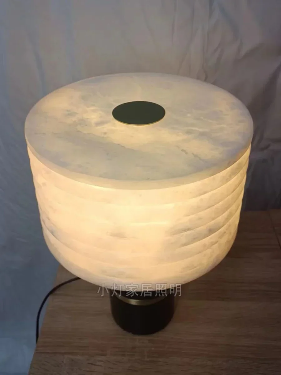 Новая китайская мраморная декоративная лампа для гостиной Современная Простая