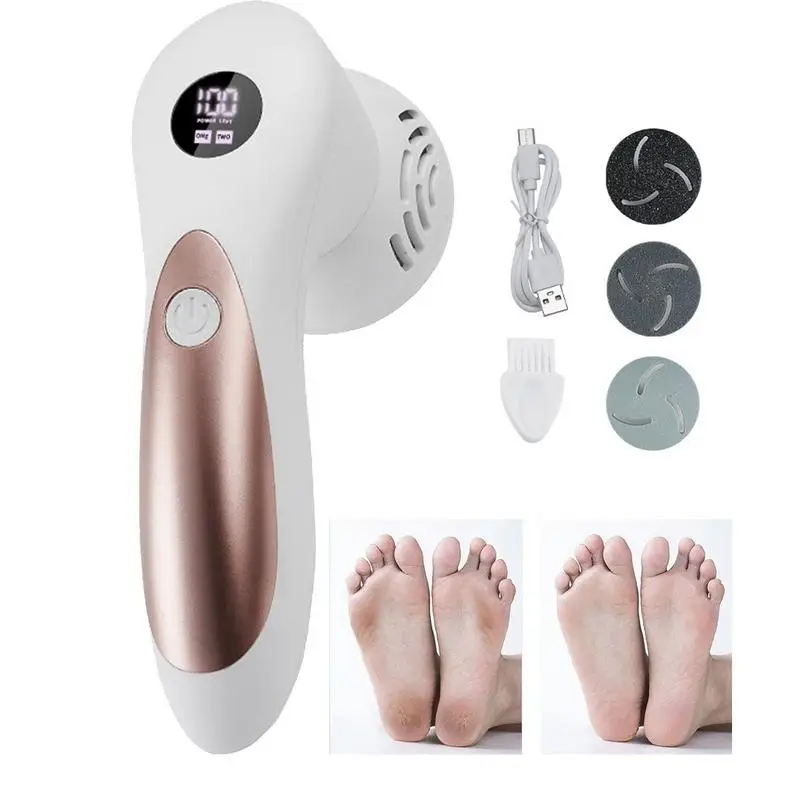 

Electric Foot Callus Remover Vacuum Callus Remover Dual Speed Auto Foot Scrubber Waterproof Rechargeable Dust Storage Space