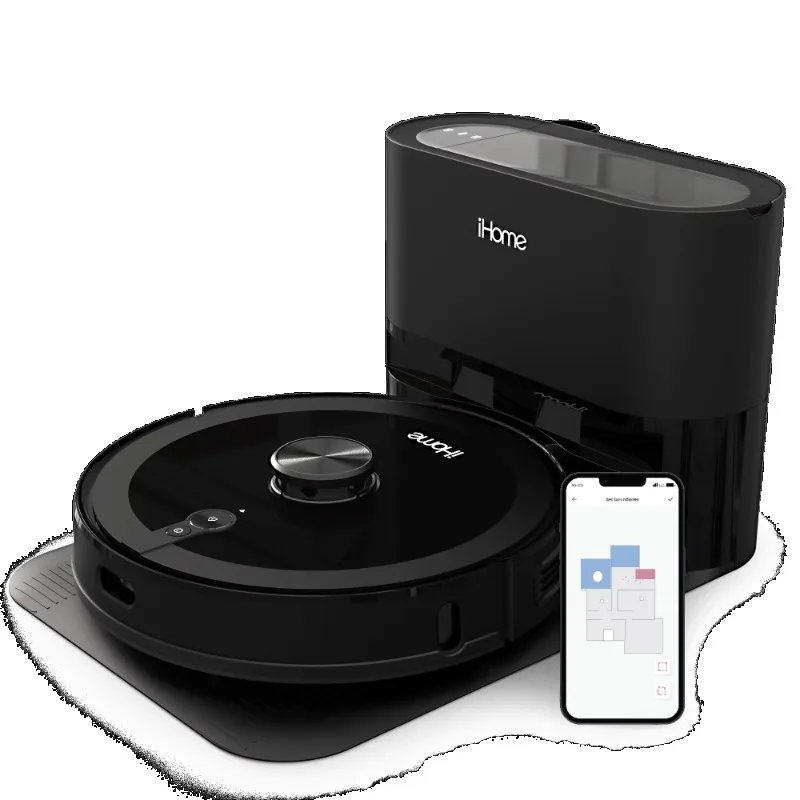 

3-in-1 Robot Vacuum and Vibrating Mop with LIDAR Navigation and Auto Empty Base, 2700pa Strong Suction, Recharge and Resume