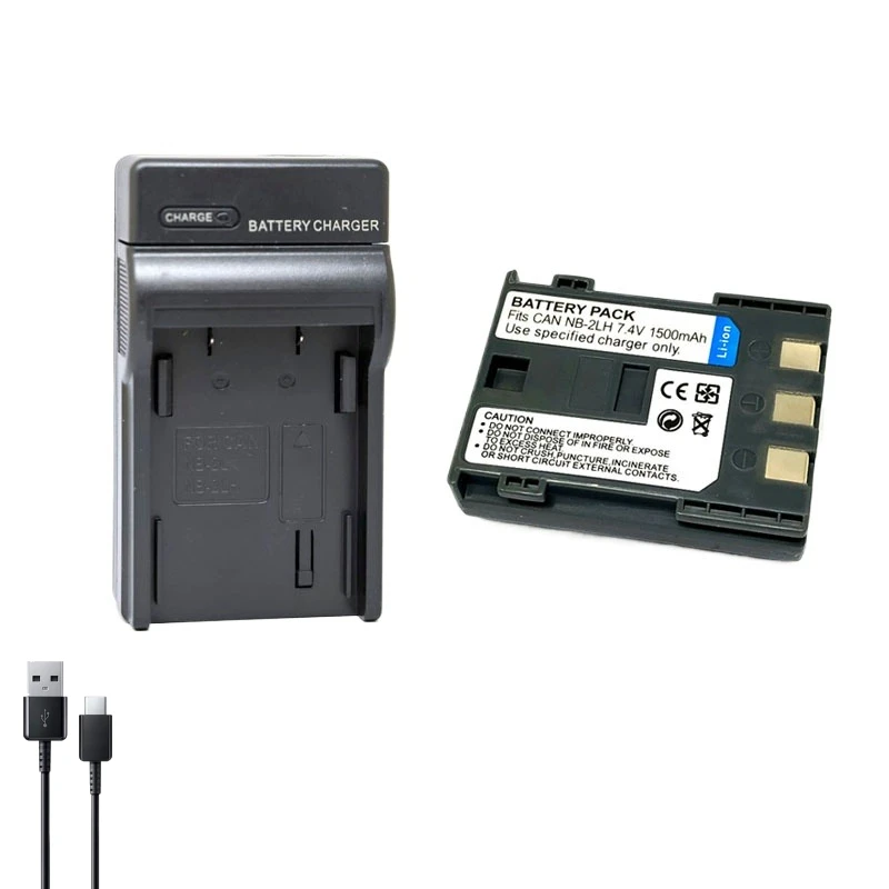Фото NB-2LH 7,4 В 1500 мАч NB-2L аккумулятор для камеры + зарядное устройство для Canon EOS 350D 400D для Rebel XT XTI G7 G9 S80 S70 S60 S50 S45 S40 S30 2L12 №2
