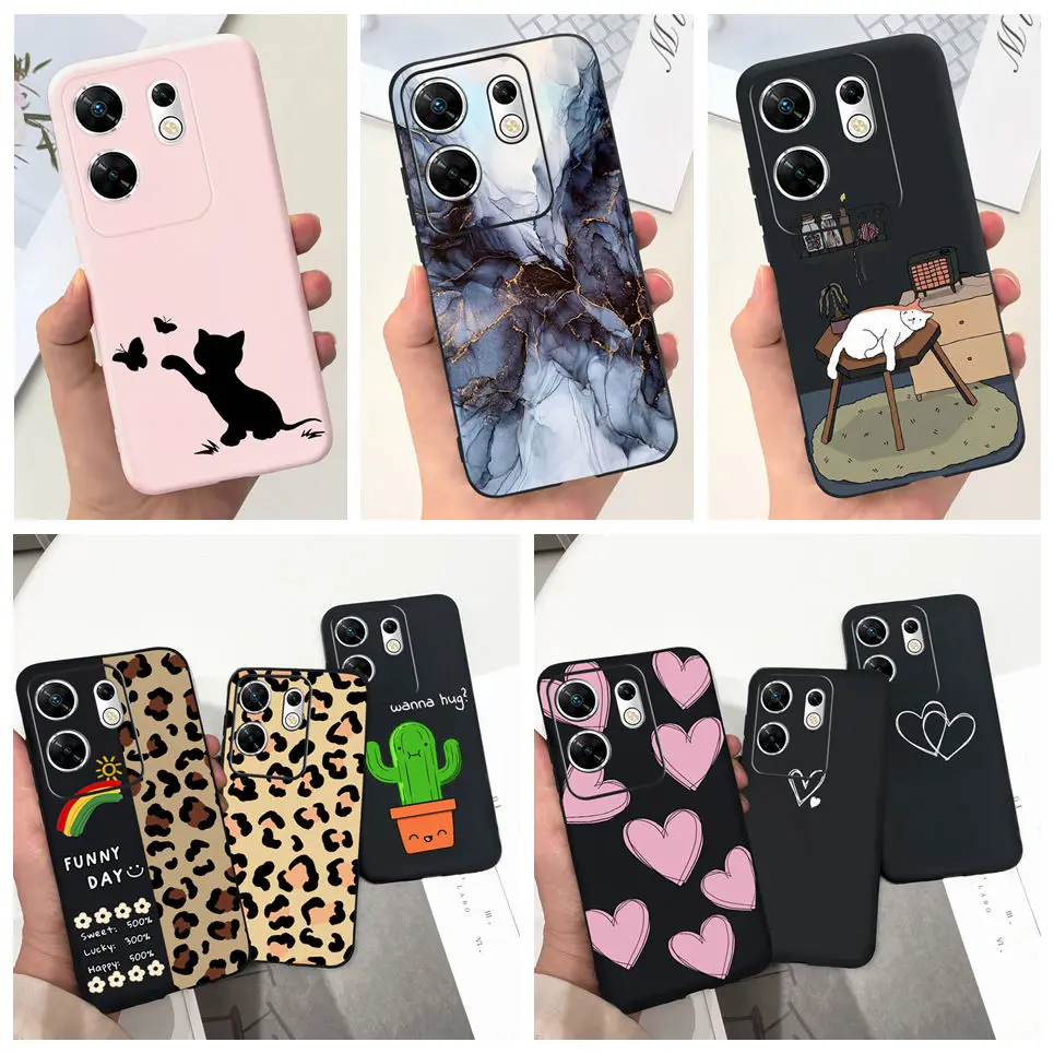 Мягкий Силиконовый противоударный чехол для Infinix Zero 30 4G X6731B