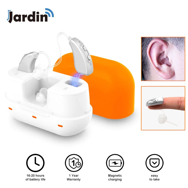 

Digital Hearing Aids Mini Rechargeable Hearing Aid Adjustable Tone Sound Amplifier For Deafness Noise Reduction Audifonos