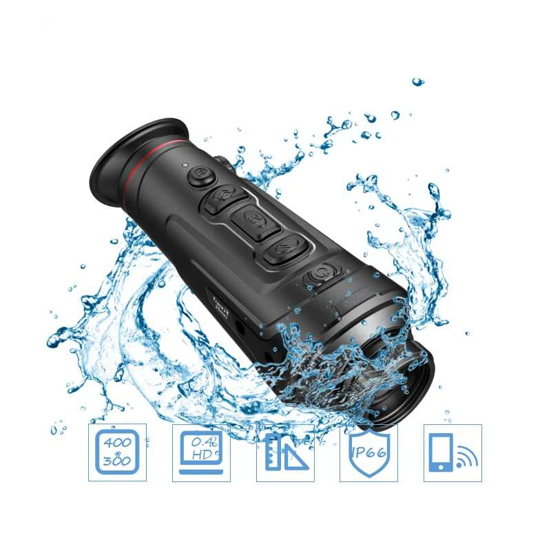 

Popular Night Vision Hunting Thermal Camera Monocular Handheld Thermal Imaging 400*300 IR Resolution Longer Working Time