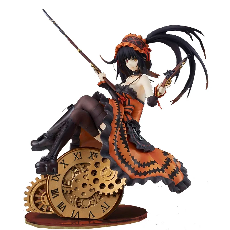 

Оригинальная Подлинная Куруми токисаки дате живой 1/7 23 см из ПВХ экшн-фигурка модели игрушки куклы подарок