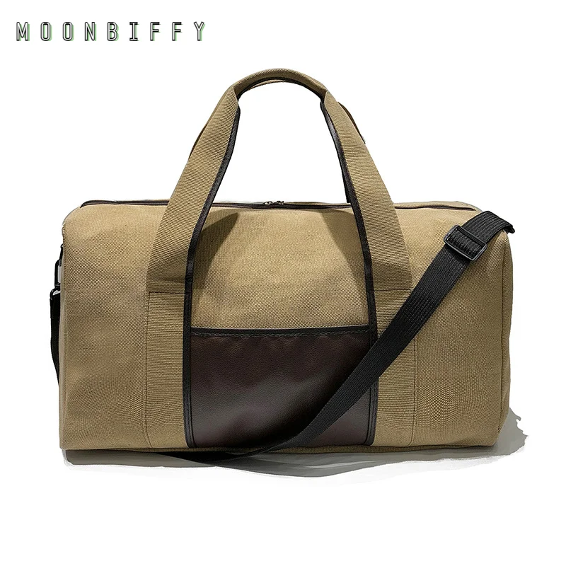

Новая дорожная сумка в стиле ретро, вместительный чемодан на короткие расстояния, женская сумка для йоги, тренажерного зала, холщовая порта...