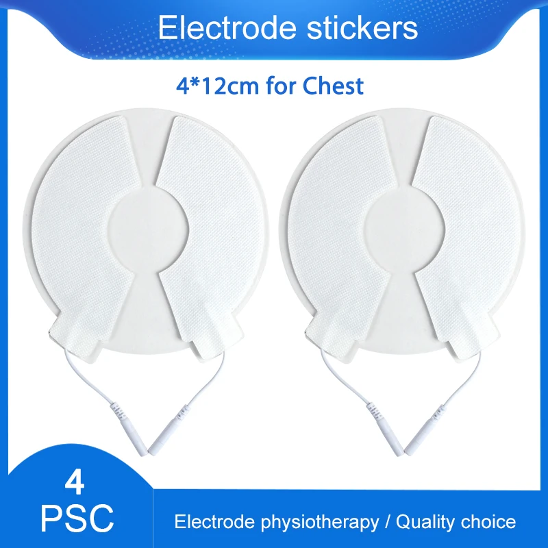 

EMS Electric Pad Electric Breast Enhancer Massager Self Adhesive Pads Chest Muscle Digital Therapy Machine for Neck Massager