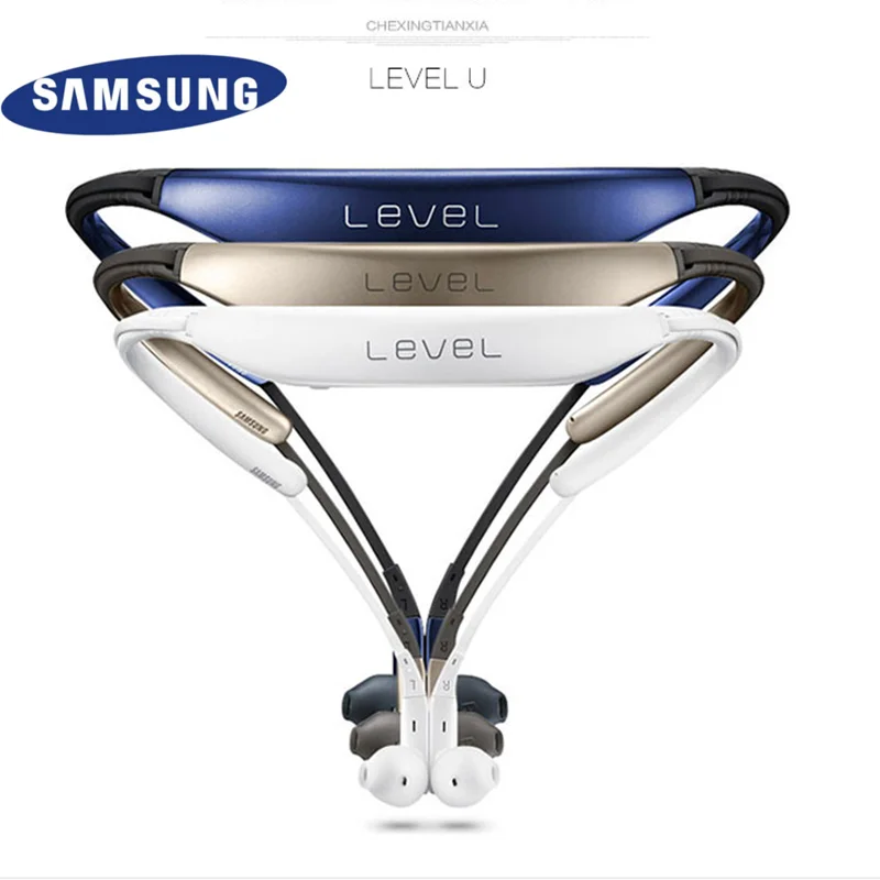 Original SAMSUNG Level U PRO Bluetooth Earphone Sport Collar In-Ear A2DP,HSP,HFP,AVRCP for Galaxy S8/8Plus S9/S9Plus